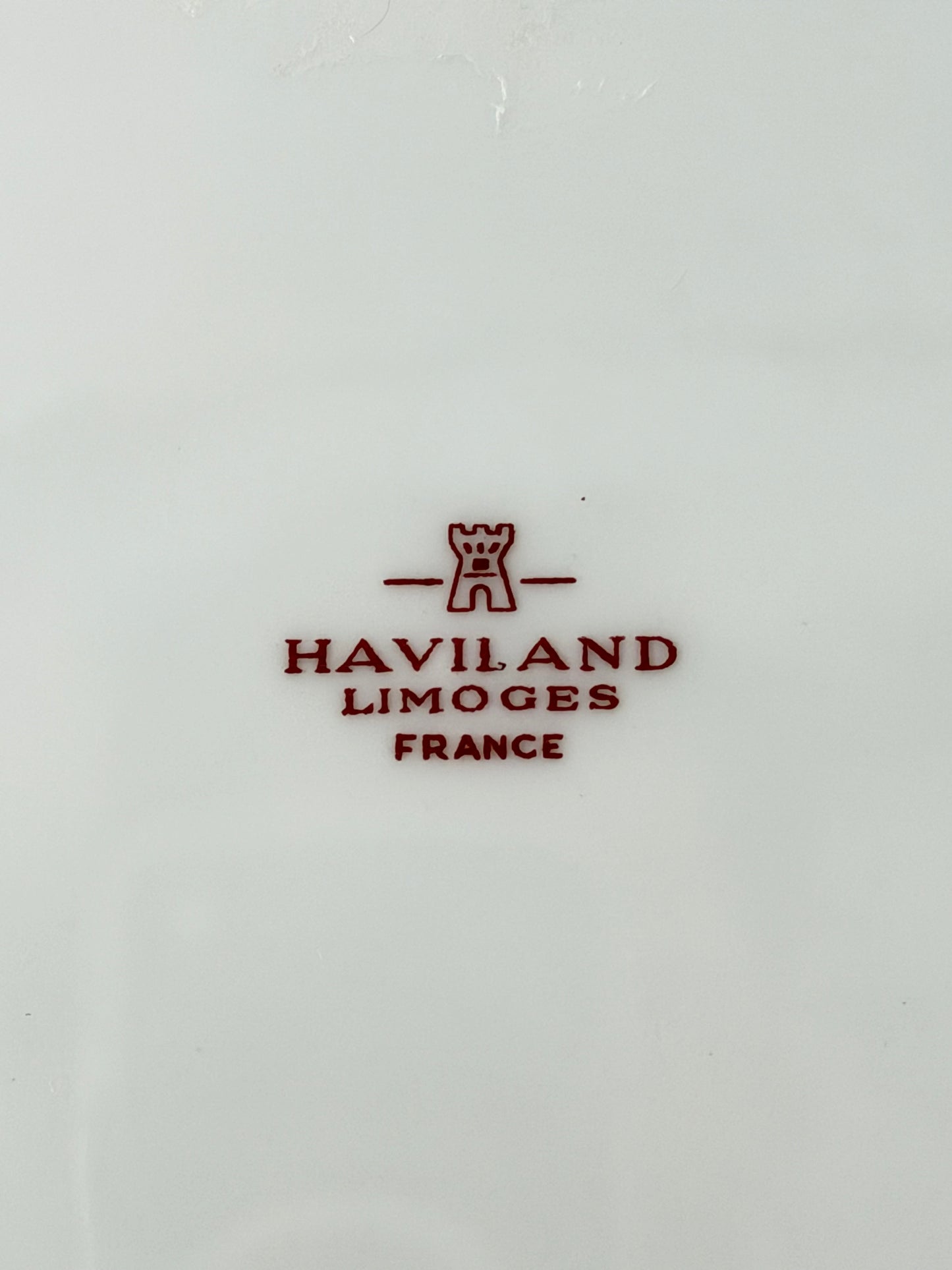 Plate Haviland - Limoges "Arbre des Indies Purple"