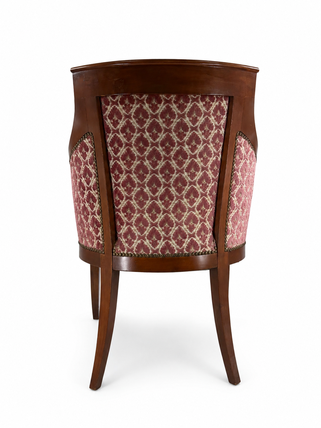 Pair of Restoration-style Gondole Armchairs