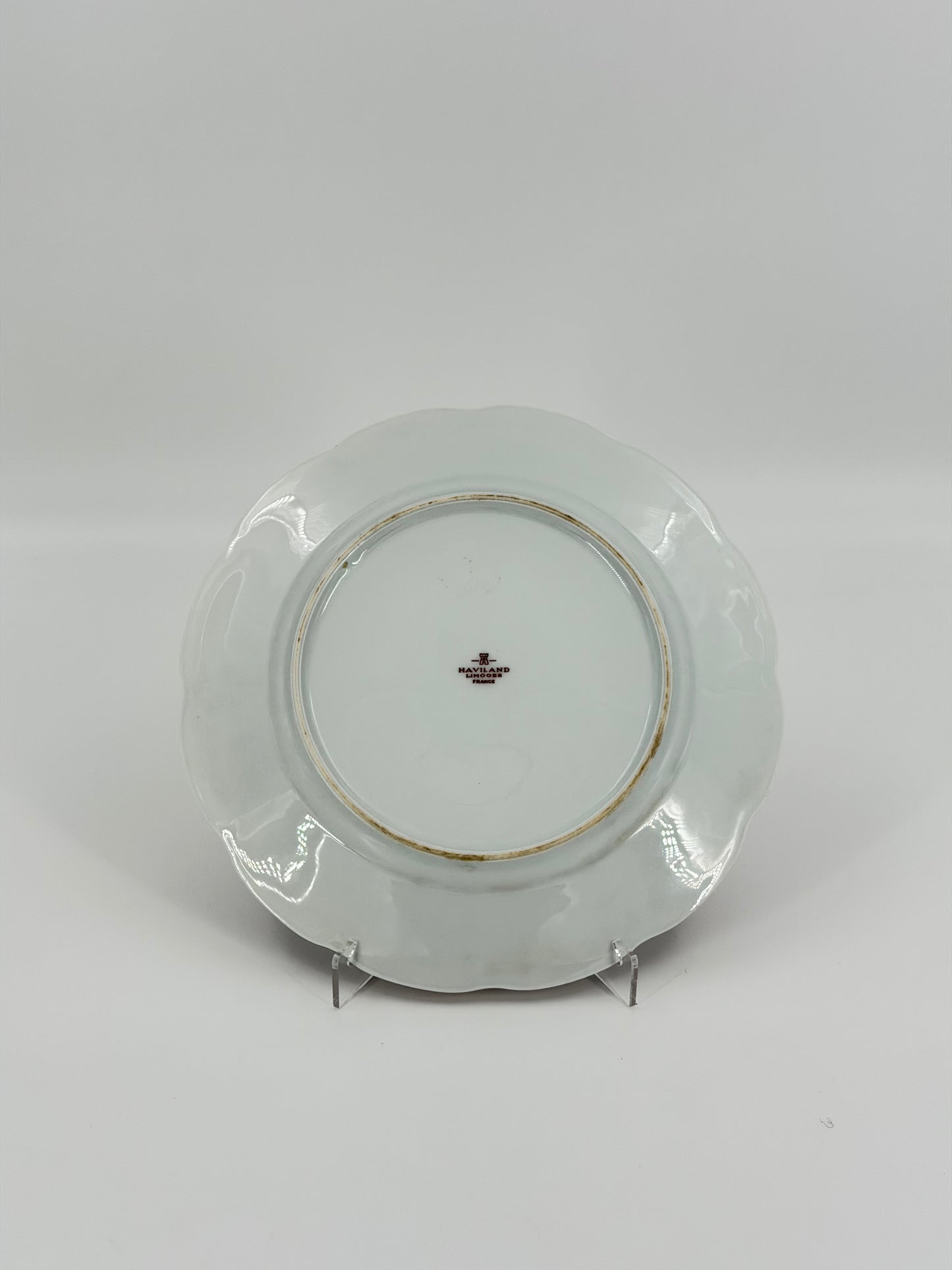 Plate Haviland - Limoges "Arbre des Indies Purple"