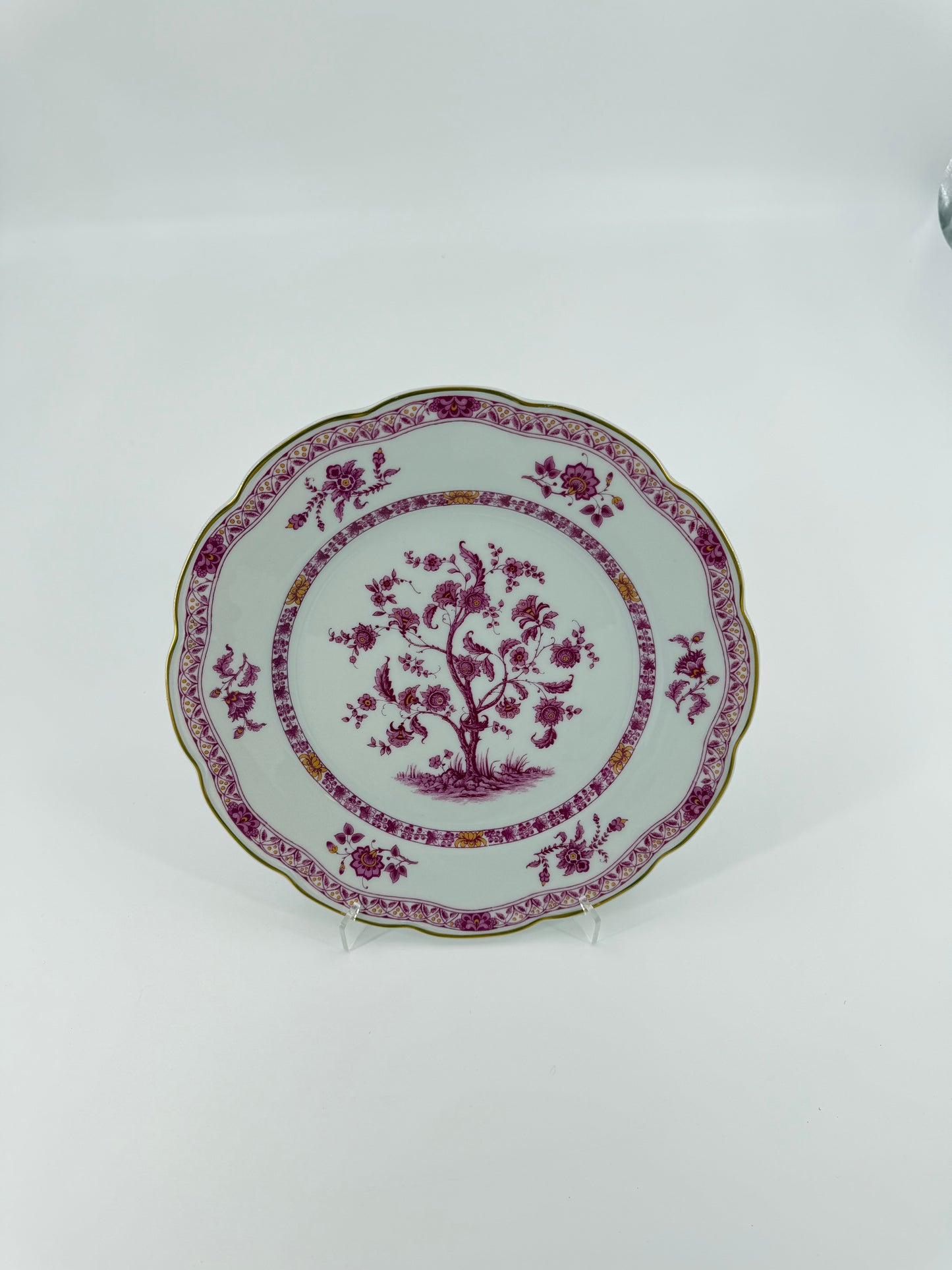Plate Haviland - Limoges "Arbre des Indies Purple"
