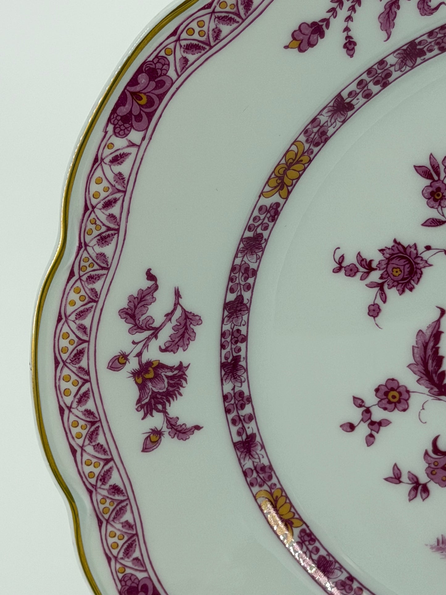Plate Haviland - Limoges "Arbre des Indies Purple"