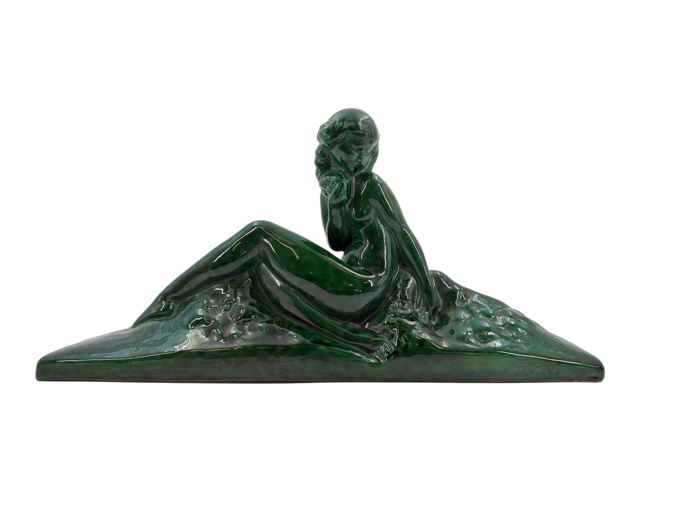 Art Deco Ceramic Sculpture, St. Clément