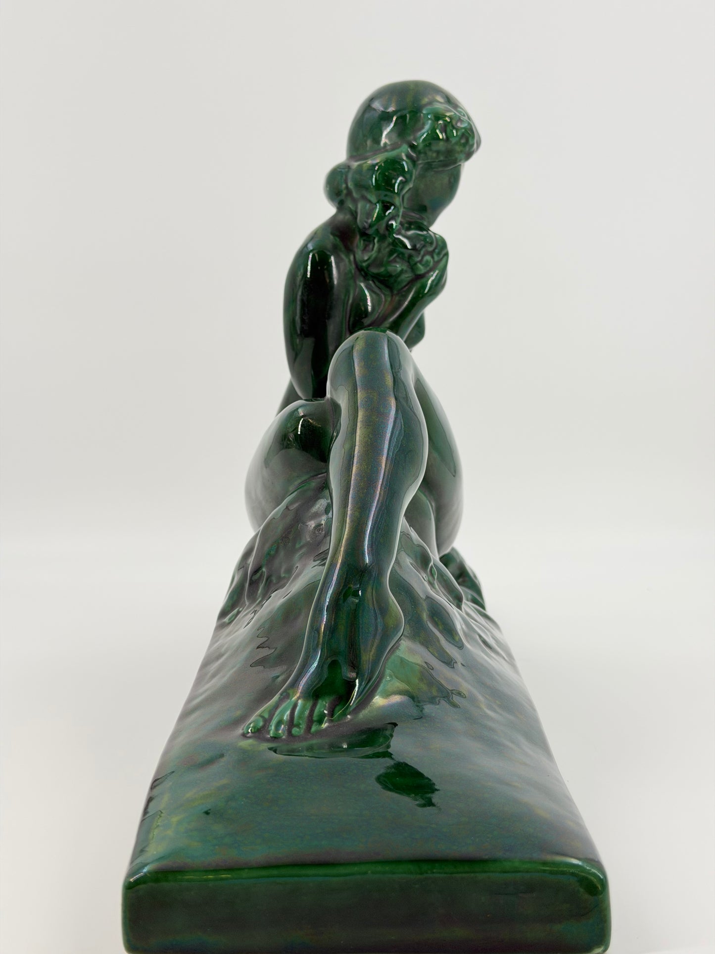Art Deco Ceramic Sculpture, St. Clément