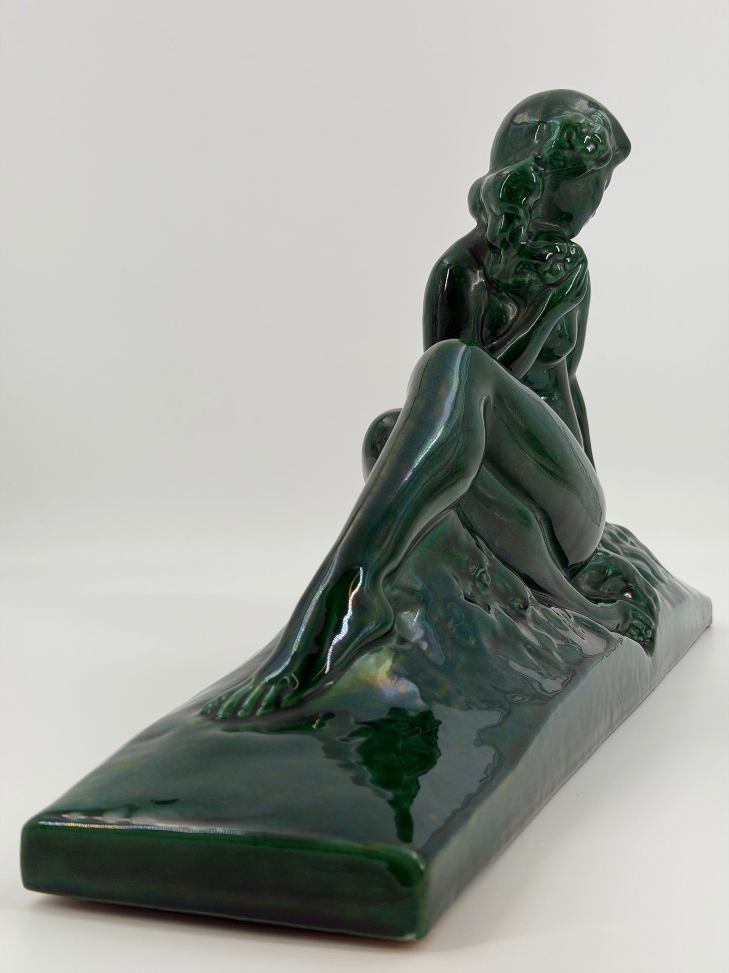 Art Deco Ceramic Sculpture, St. Clément