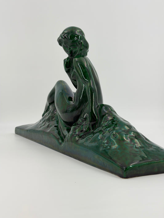 Art Deco Ceramic Sculpture, St. Clément