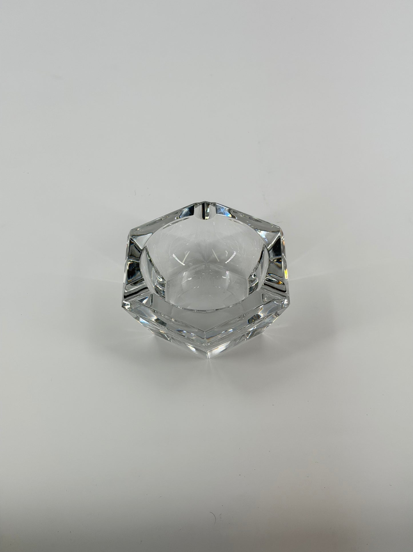 Val Saint Lambert crystal ashtray