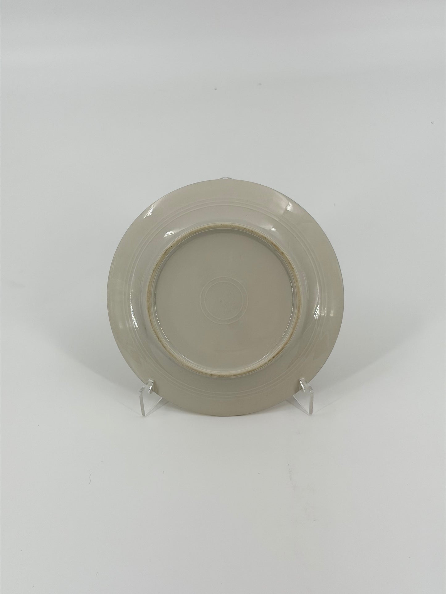 Set of Theodore Haviland monogrammed bread plates