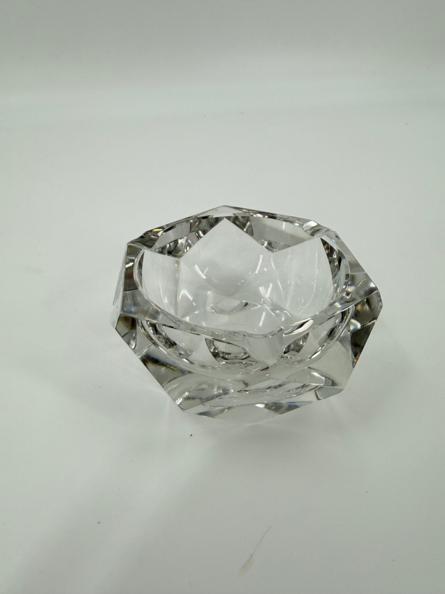 Val Saint Lambert crystal ashtray