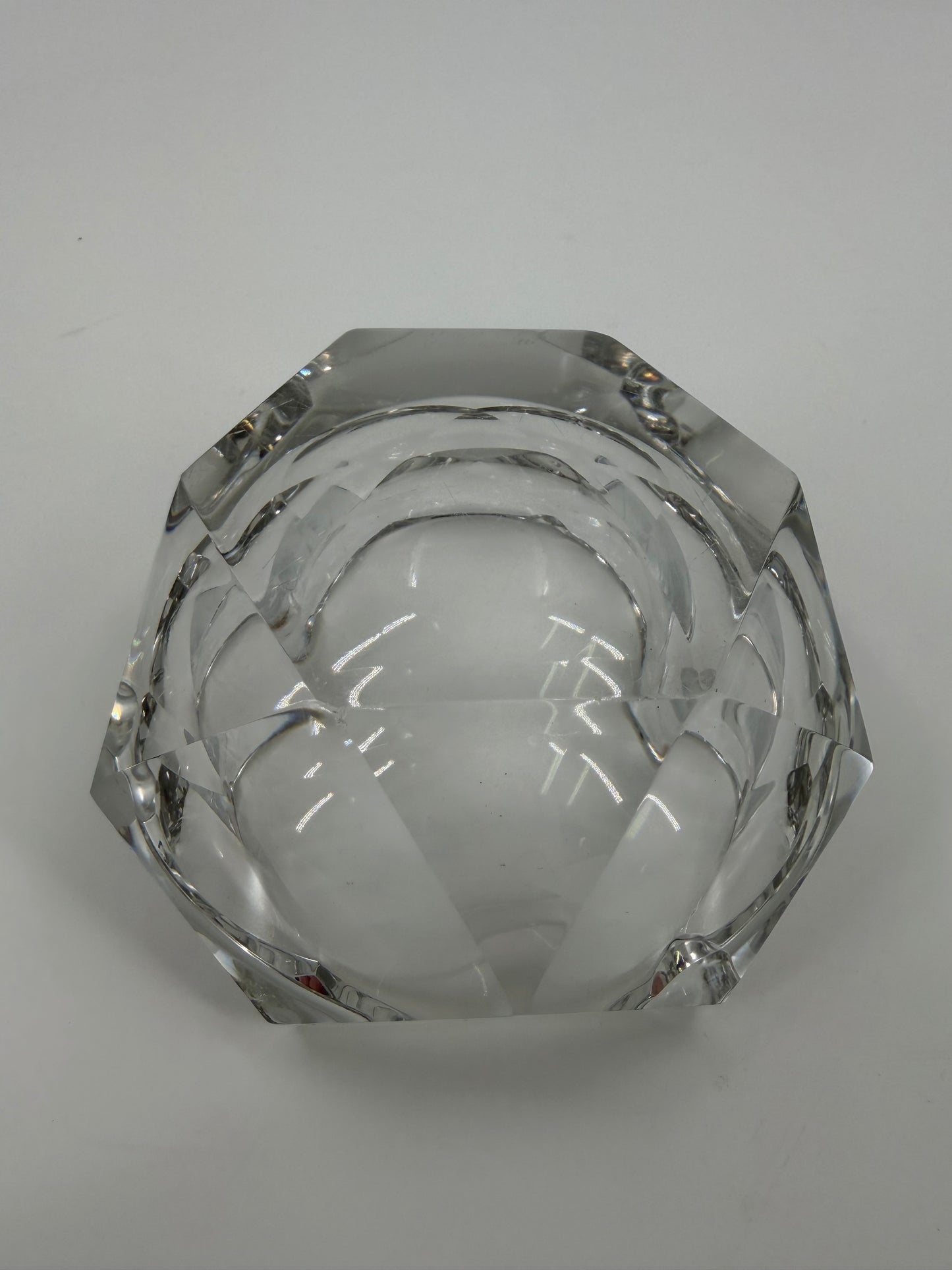 Val Saint Lambert crystal ashtray