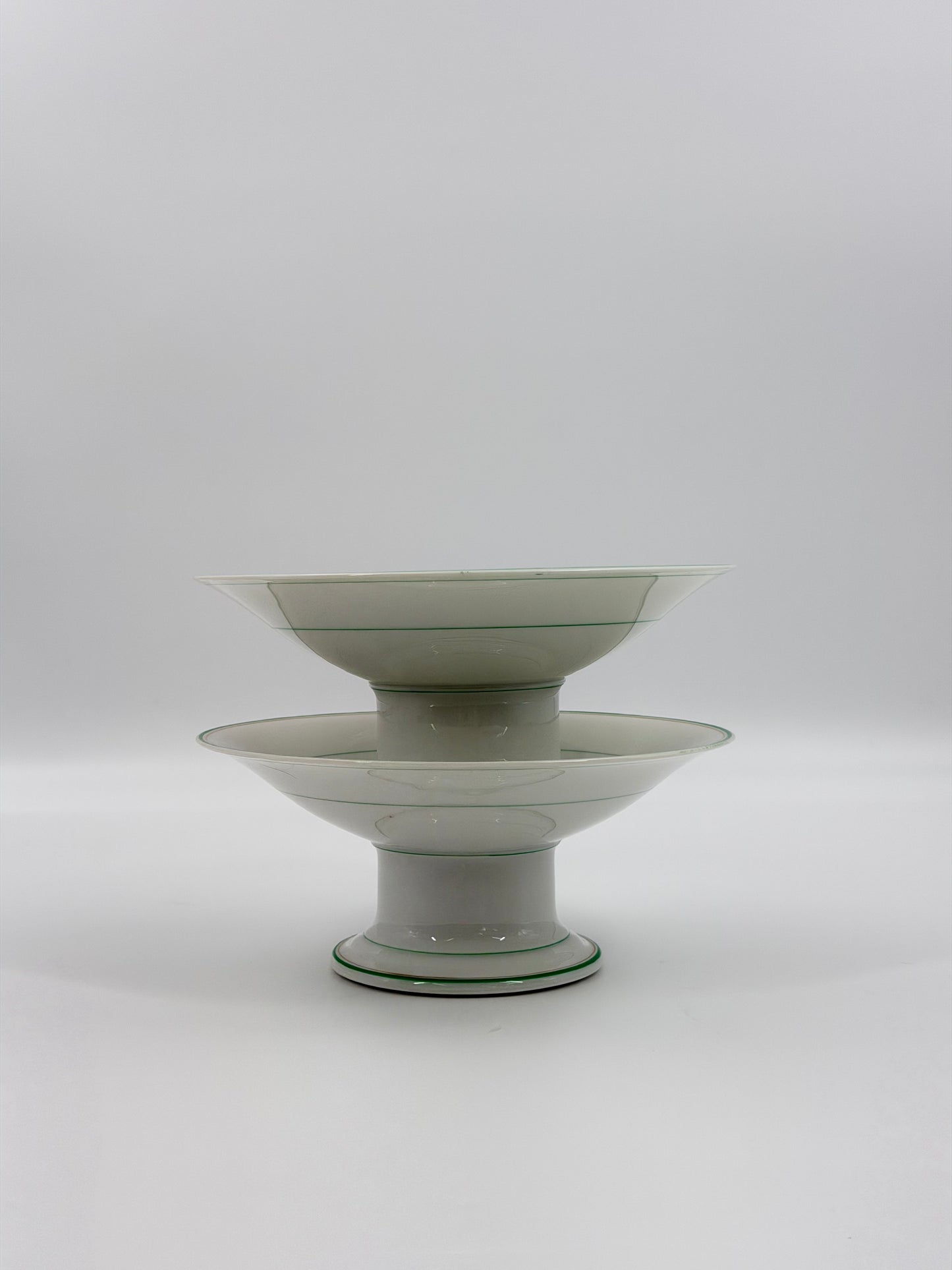 Pair of 19th-century compote bowls