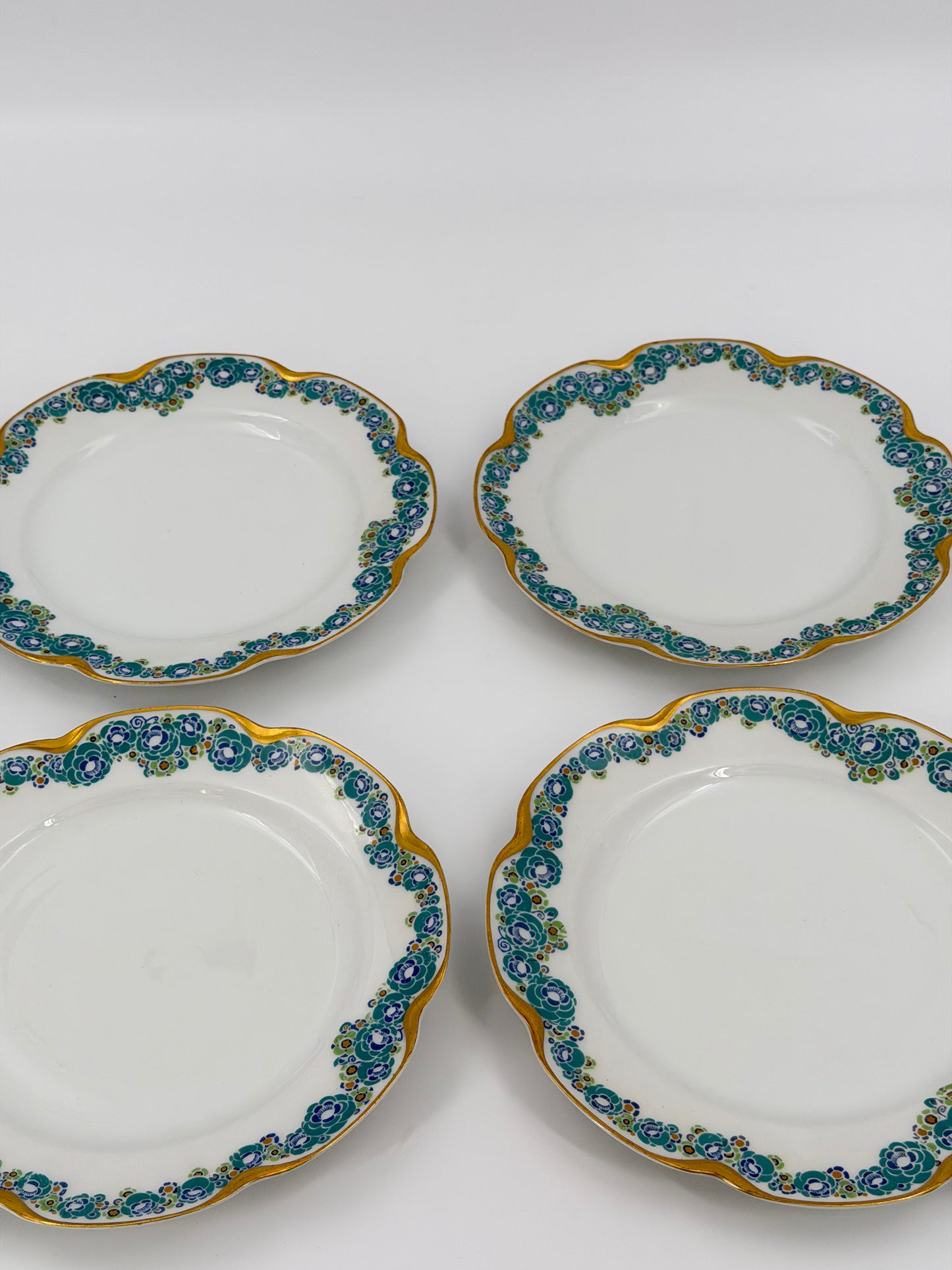 Set of 4 Haviland Limoges Plates