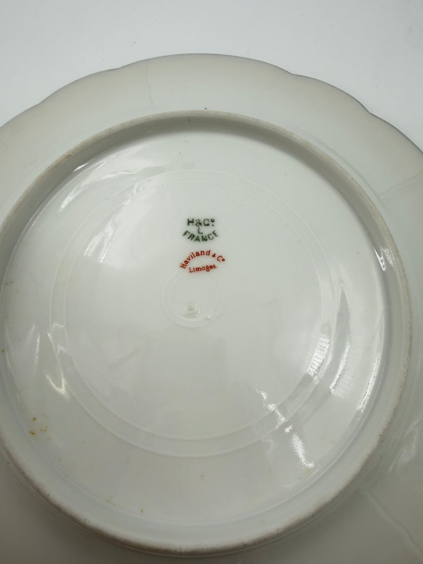 A pair of Belle Époque plates - Haviland