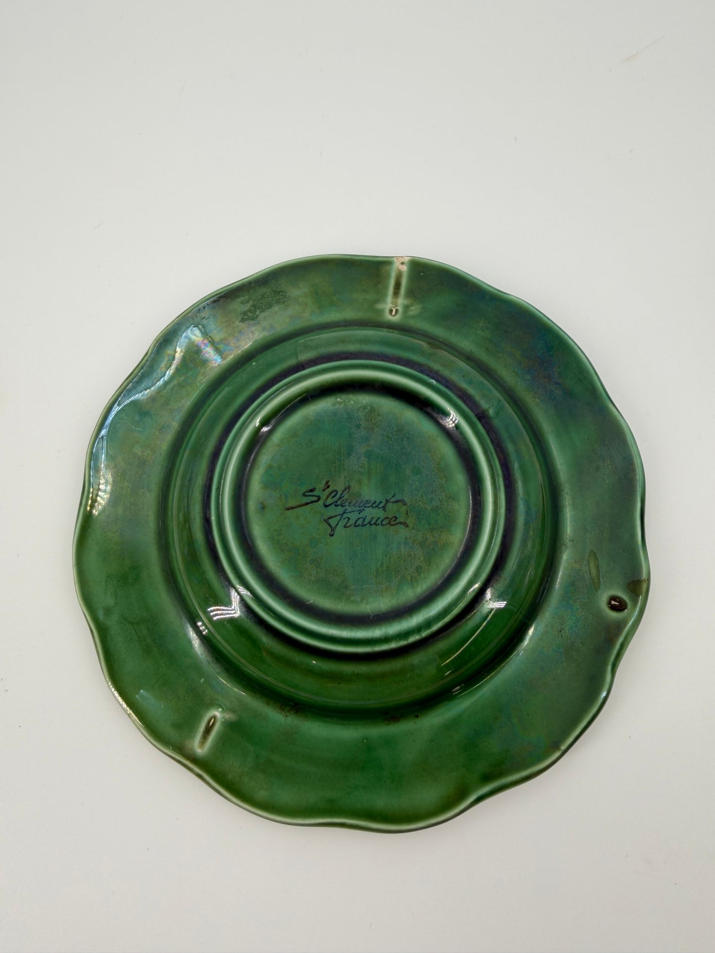 Pair of Saint-Clément ceramic piece for the French national lottery