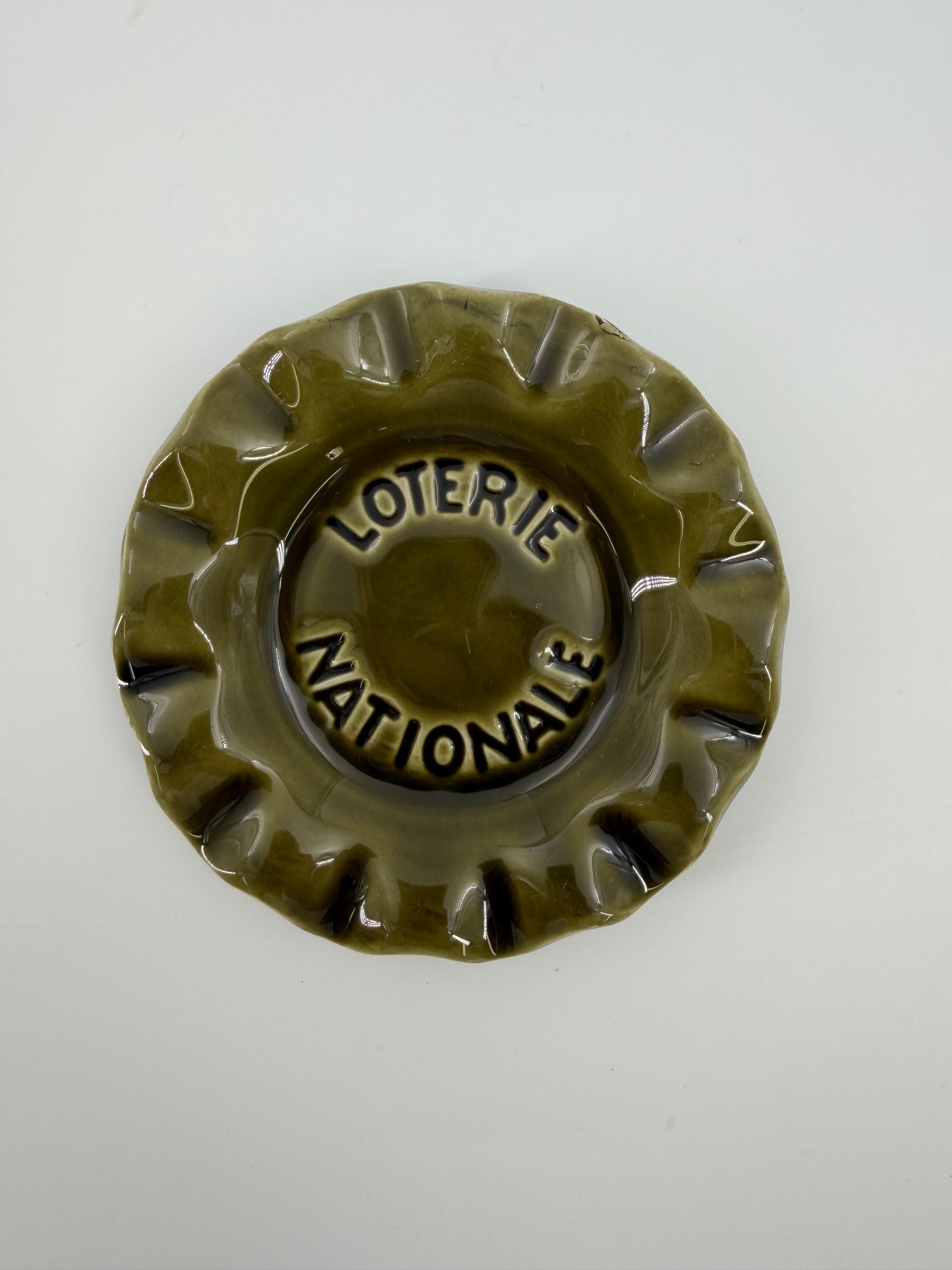 Pair of Saint-Clément ceramic piece for the French national lottery