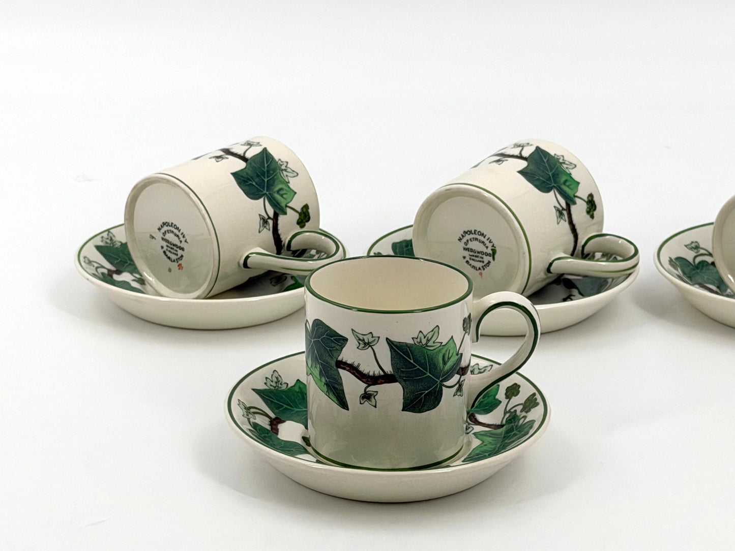 Wedgwood “Napoleon Ivy” Coffee Set