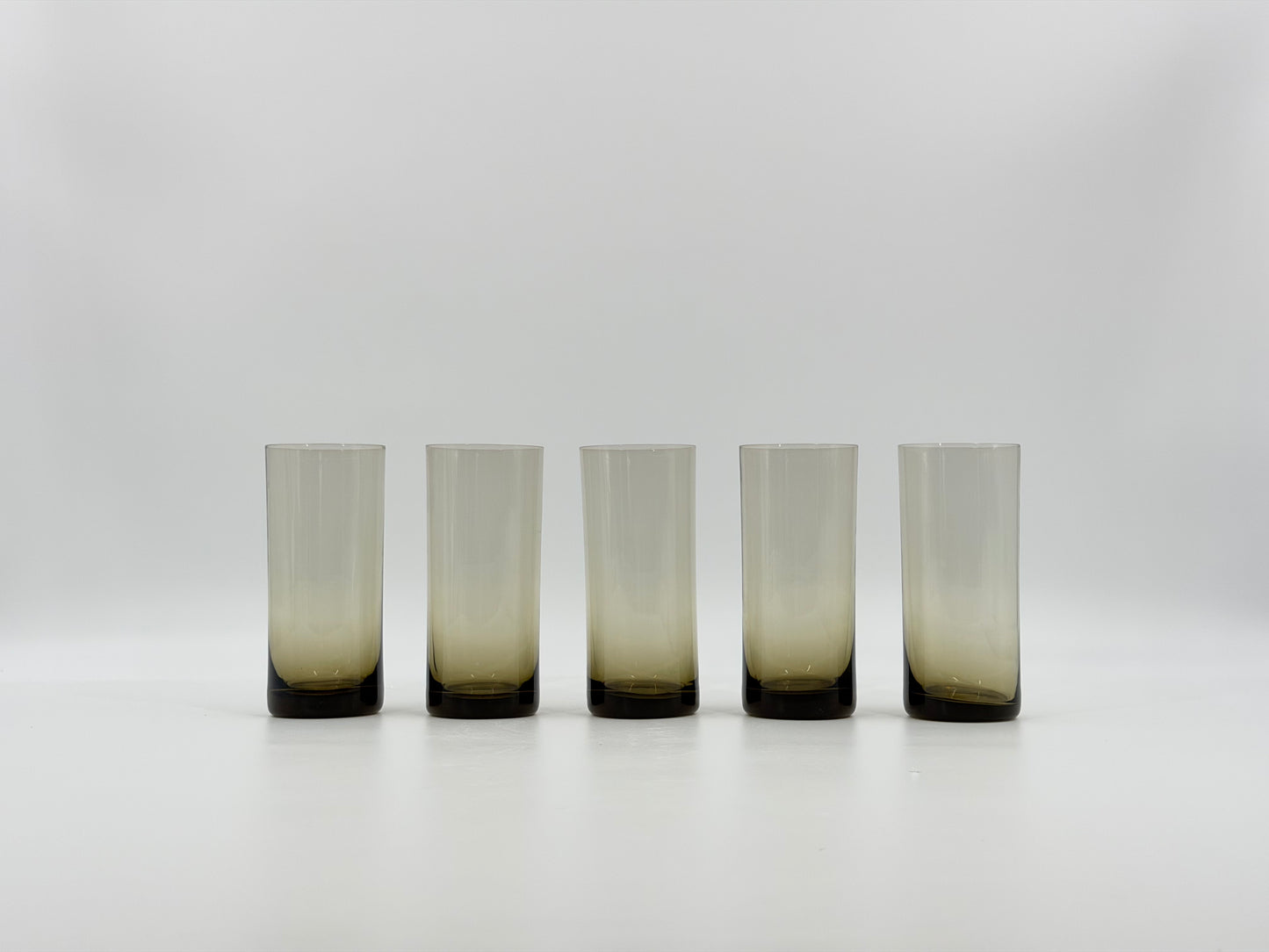 Mid-century jug and five glasses set