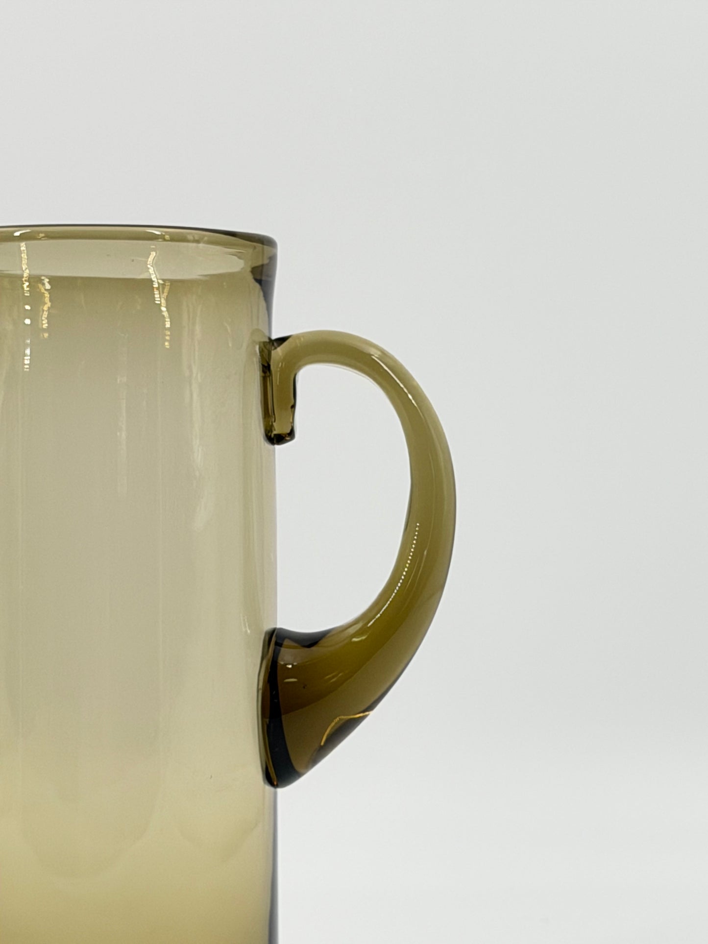 Mid-century jug and five glasses set