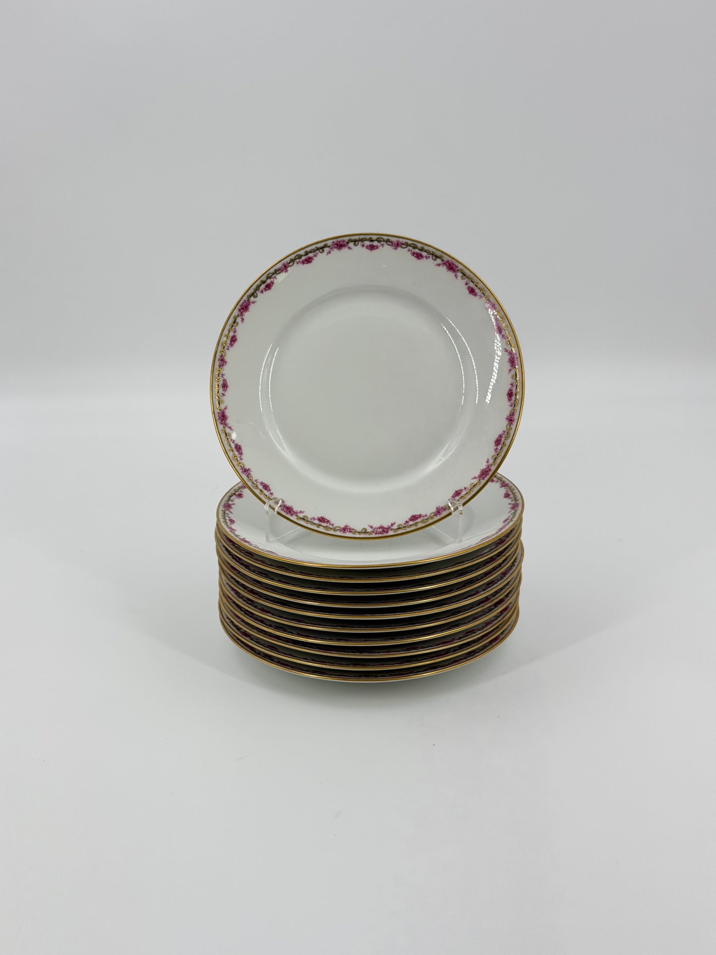Limoges porcelain tea and dessert set, by Robert Haviland & Le Tanneur