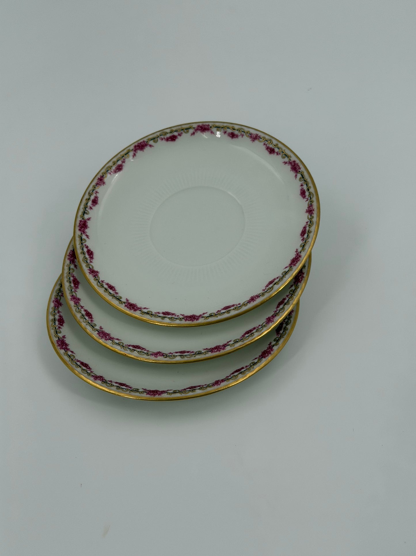 Limoges porcelain tea and dessert set, by Robert Haviland & Le Tanneur