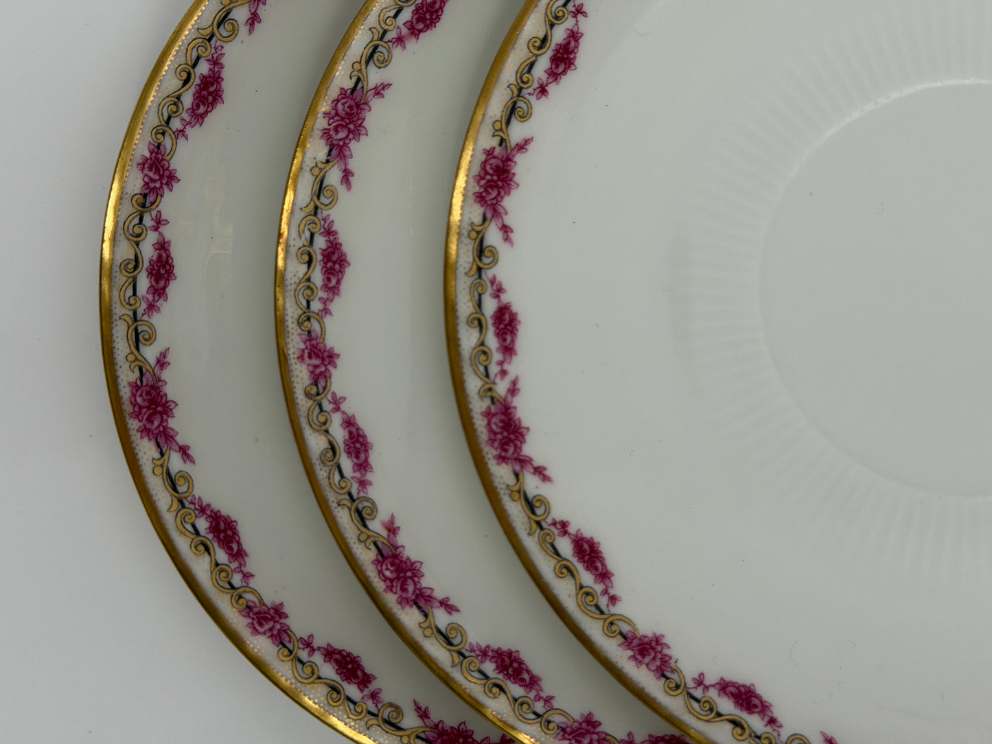 Limoges porcelain tea and dessert set, by Robert Haviland & Le Tanneur