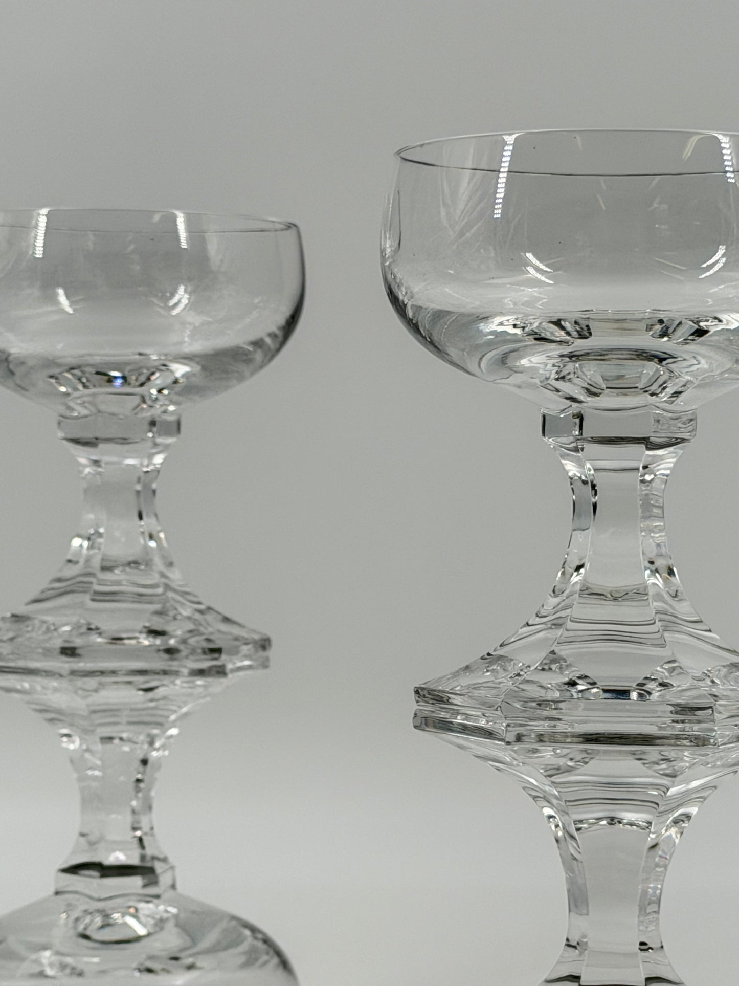 Set of 5 Villeroy & Boch dessert glasses