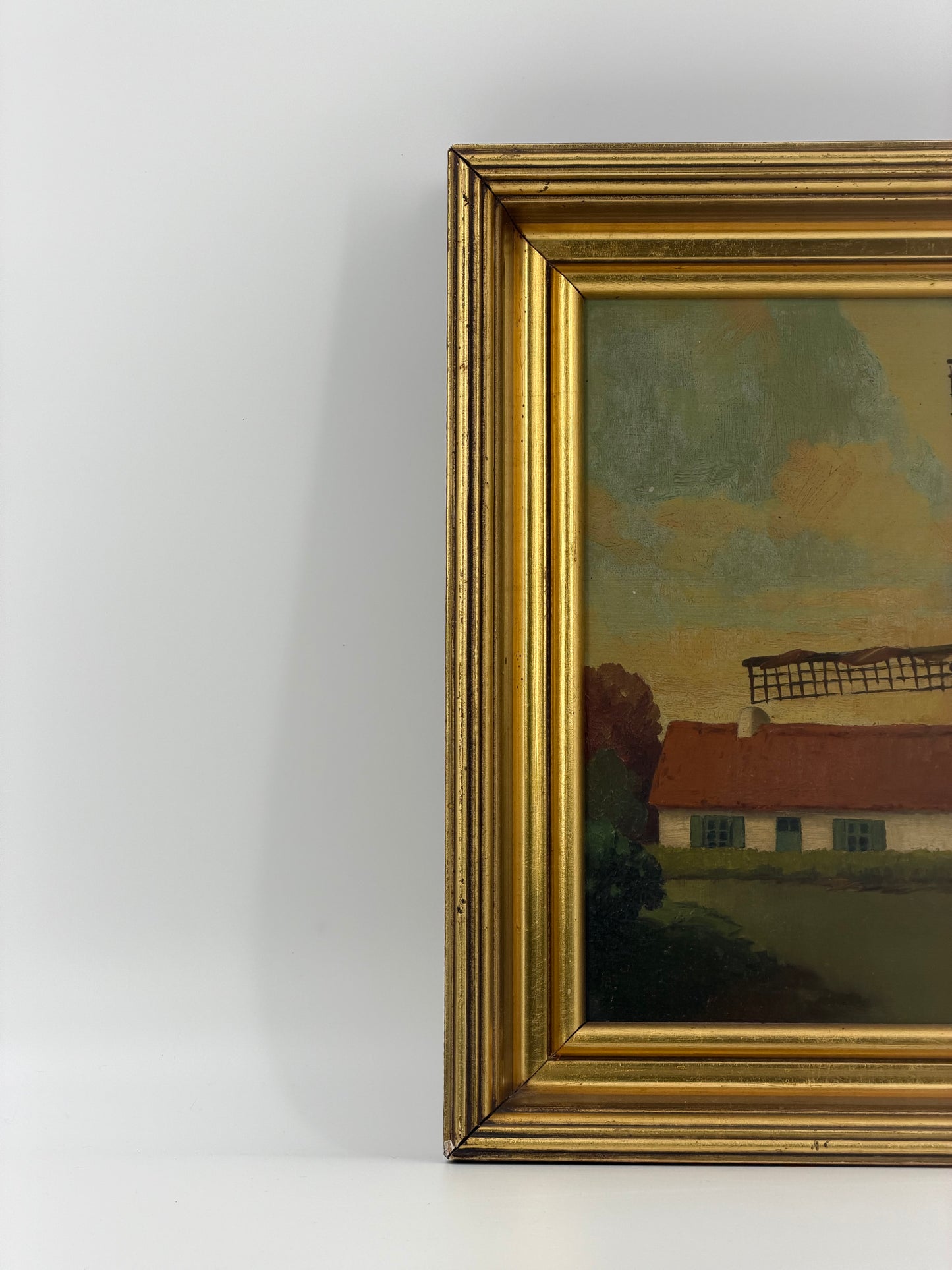 Evergem windmill painting