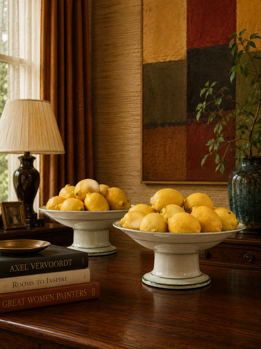 Pair of 19th-century compote bowls